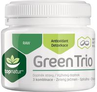 Topnatur Green Trio Chlorella+Spirulina+Zelený ječmen 180 tablet