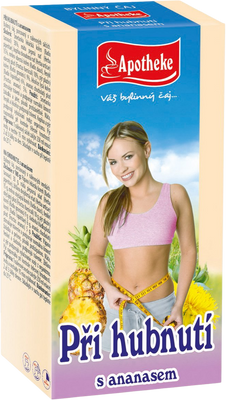 Při hubnutí s ananasem čaj sáčky 20 x 1.5 g