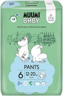 Muumi Baby Pants 6 Junior 12-20 kg kalhotkové eko pleny 36 ks