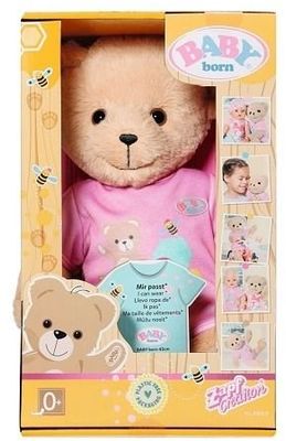Zapf Creation Medvídek BABY born, růžové oblečení