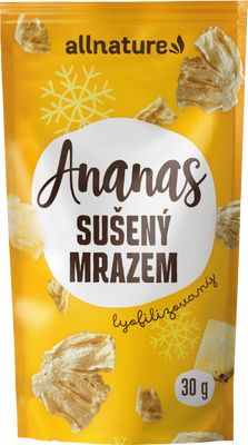 Allnature Ananas sušený mrazem kousky 30 g