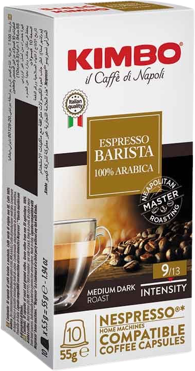 Kimbo Kapsle Nespresso, Espresso Barista 10 ks