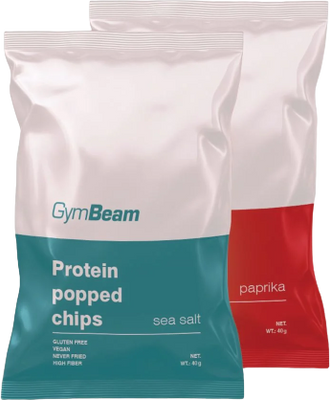 GymBeam Proteinové chipsy chilli and lime 40 g