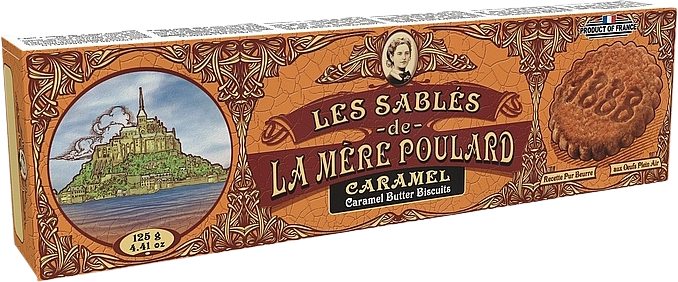 La Mére Poulard Etui Collector Sablés Caramel papír 125 g
