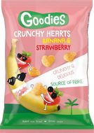 Goodies Křupky srdíčka banán a jahoda 30 g