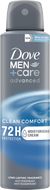 DOVE MEN+CARE Advanced Clean Comfort Antiperspirant sprej 150 ml