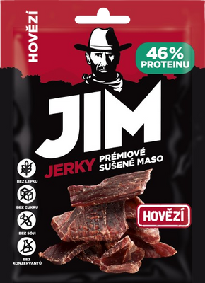 Jim Jerky hovězí 23 g