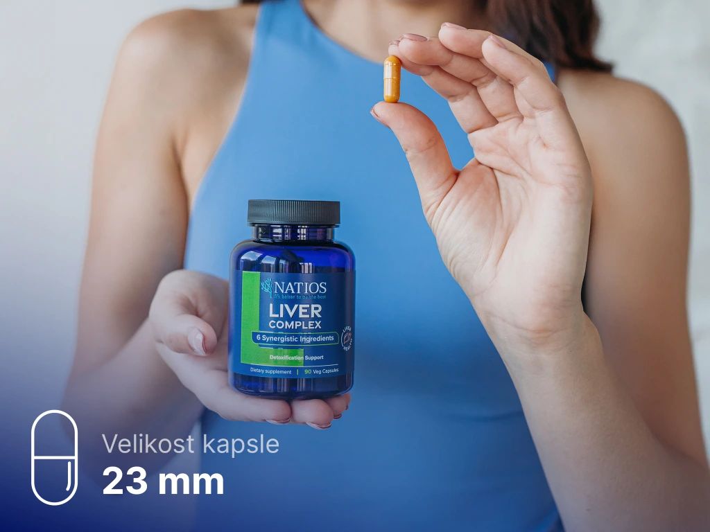 Natios Liver Complex, Komplex 6 složek na játra 90 kapslí