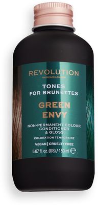 Revolution Tones for Brunettes Barva na vlasy Green Envy 150 ml