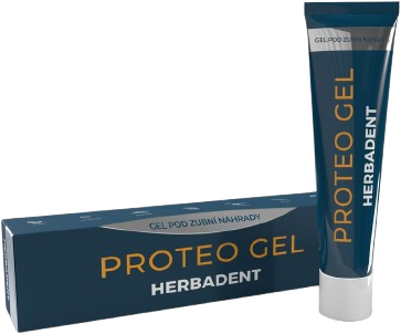 Herbadent PROTEO Gel pod zubní náhrady 40 g