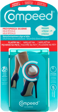 Compeed Náplast na puchýře na paty 5 ks