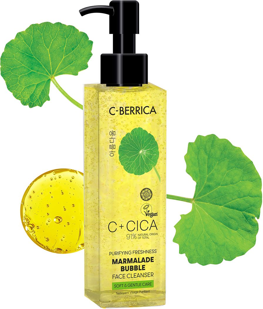 Natura Siberica CICA C-BERRICA Osvěžující čistící gel Marmelade Bubble 150 ml