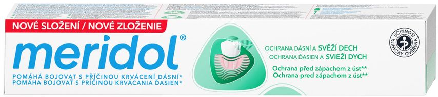 Meridol® ochrana dásní a jemné bělení zubní pasta 75 ml