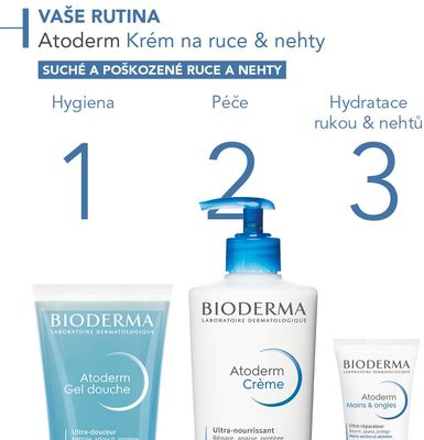 Bioderma Atoderm Krém na ruce & nehty 50 ml