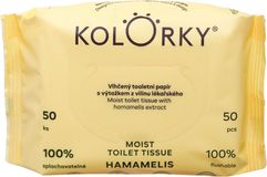Kolorky Vlhčený toaletní papír s výtažkem z vilínnu lékařského 50 ks