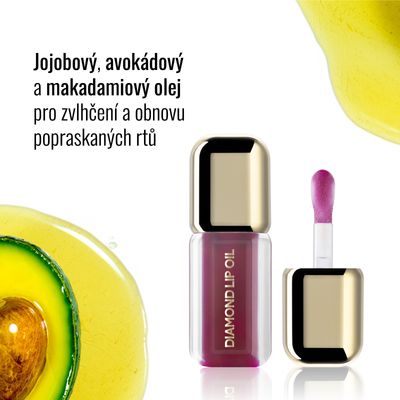 Dermacol Diamond olej na rty č. Lush Crush 03, 4 ml
