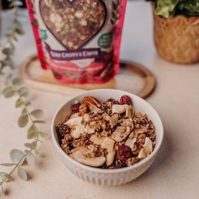 Natu Granola Višeň a karob 350 g