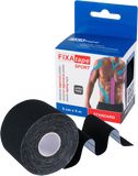 FixAtape SPORT kinesio tejpovací páska 5cm x 5m černá
