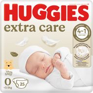 Huggies® Extra Care velikost 0, 25 ks