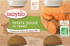 Babybio Sladké brambory 2 x 130 g