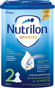 Nutrilon Nutrilon Advanced 2 800g pokračovací kojenecké mléko 800 g
