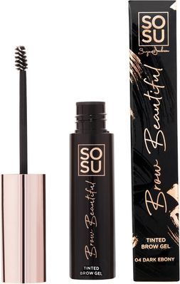 SOSU Cosmetics Gel na obočí 04 Dark Ebony 5 ml