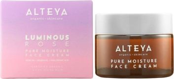 Alteya Organics Luminous Rose, Zvlhčující krém na obličej 50 ml