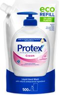Protex Cream tekuté mýdlo s přirozenou antibakteriální ochranou náhradní náplň 500 ml