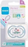 MAM Dudlík Perfect 6m+, tyrkysový/tučňák