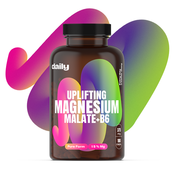Daily Uplifting Magnesium Malate + B6 90 kapsúl