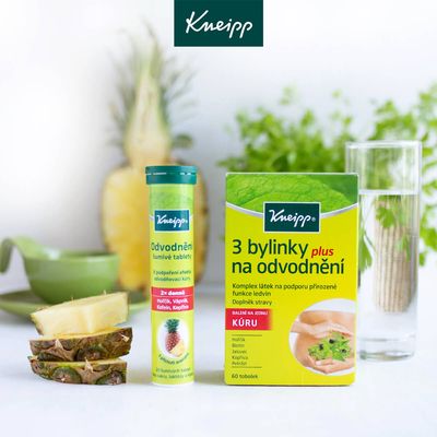Kneipp 3 bylinky na odvodnění 60 tobolek