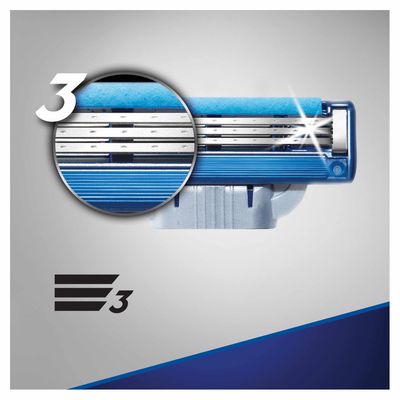 Gillette Mach3 Turbo náhradní hlavice 12 ks