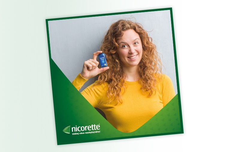 Nicorette, Mint 4 mg lisované pastilky, 20ks, zmírnění chuti na cigaretu, náhradní nikotinová terapie