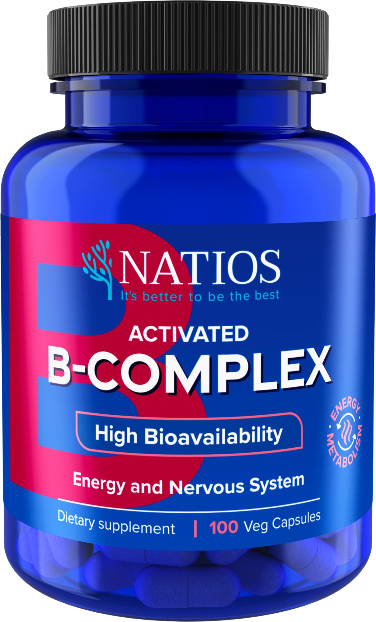 Natios Activated B-Complex 100 kapslí