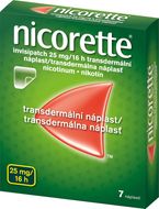 Nicorette ® invisipatch 25 mg/16 h, transdermální náplast 7 ks