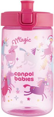 Canpol babies Lahev pro děti JUNIOR růžová 400 ml