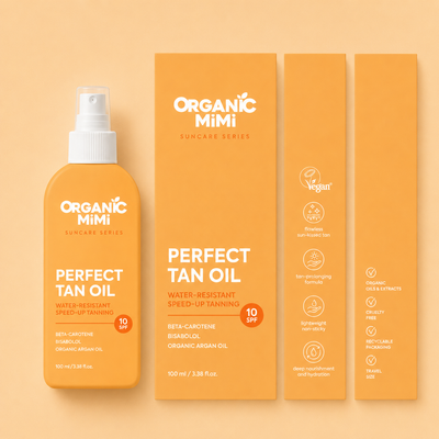 Organic Mimi SUN Olej ve spreji pro intenzivní a rychlé opálení SPF10, 100 ml