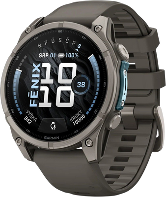 Garmin fenix 9 47mm AMOLED Pebble Gray