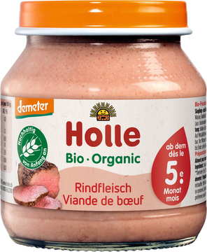 Holle Bio dětská přesnídávka Hovězí maso 125 g