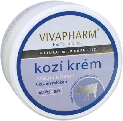 VivaPharm Kozí zvláčňující krém dóza 250 ml