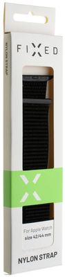 Fixed Nylonový řemínek Nylon Strap pro Apple Watch 44mm/ Watch 42mm, růžově zlatý