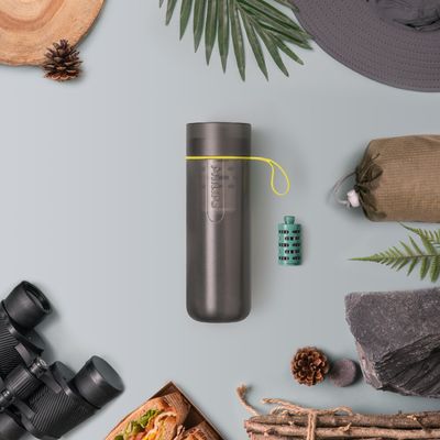 Philips Filtrační lahev AWP2722GRR/58, šedá, GoZero Adventure, 590 ml