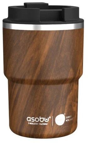 Asobu MINI PICK-UP cestovní termohrnek WOOD 350 ml