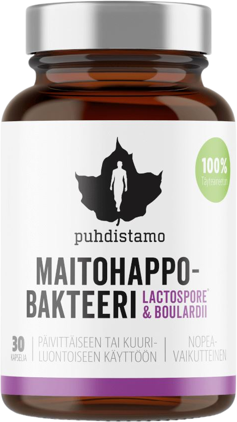 Puhdistamo Probiotika Lactic Acid Bacteria Boulardii 30 kapslí