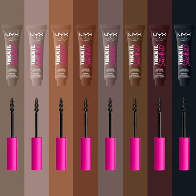 NYX Professional Makeup Thick It Stick It - Řasenka na obočí - 08 Black 7 ml