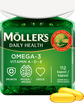 Möllers Omega 3 Double 112 kapslí