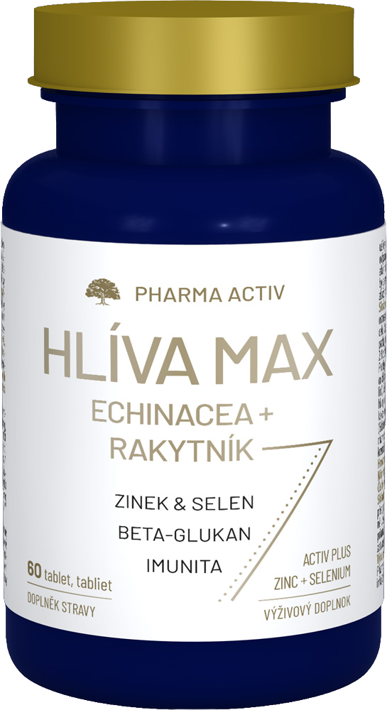 Pharma Activ Hlívá max Echinacea + Rakytník 60 tablet