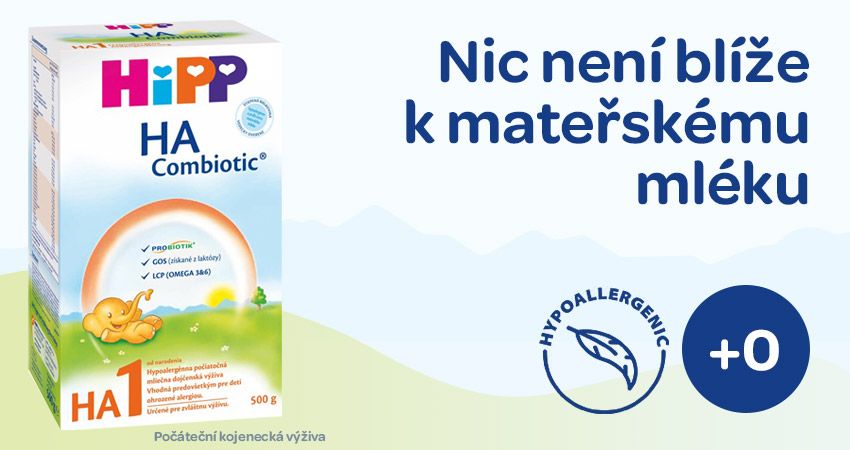 Hipp, HA1 Combiotic mléko, od narození