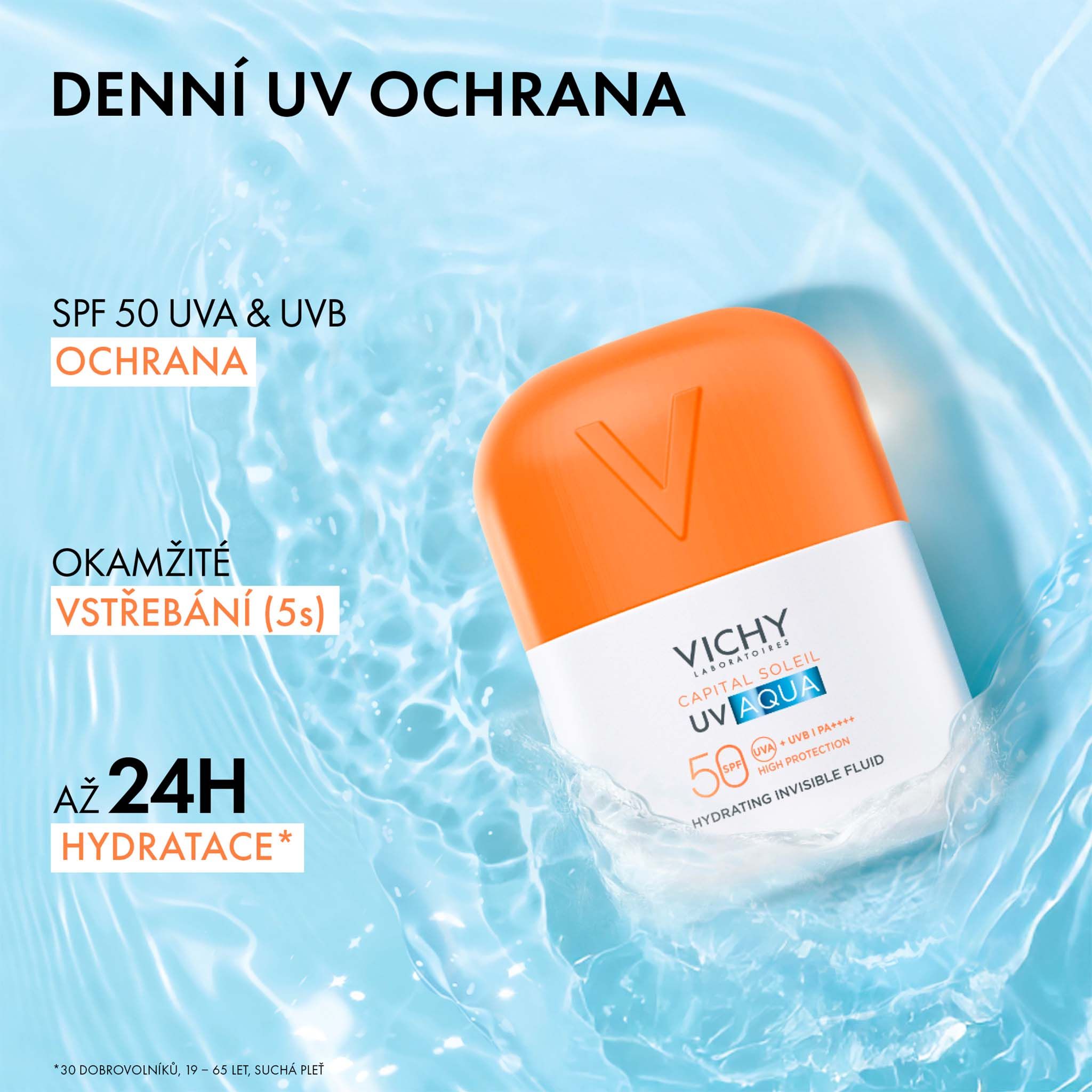 Vichy Capital soleil UV aqua fluid SPF50, 50 ml