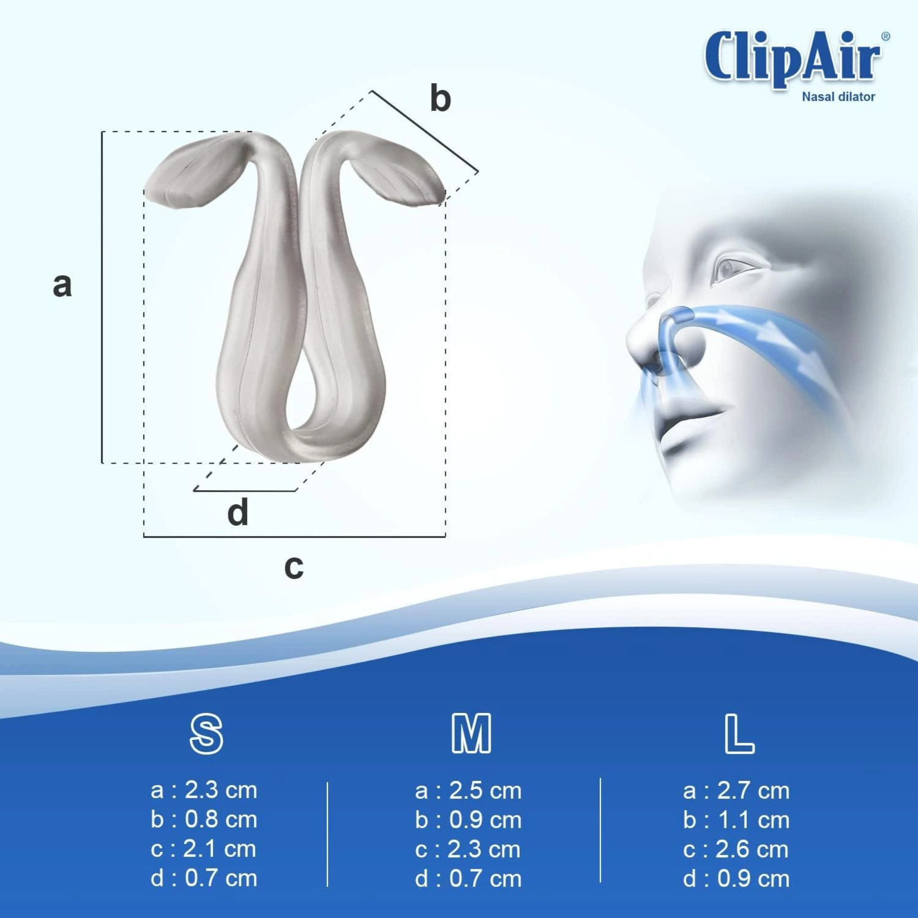 Oscimed ClipAir - nosní dilatátor - L